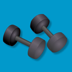 Picture of weights