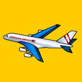 Cartoon aeroplane